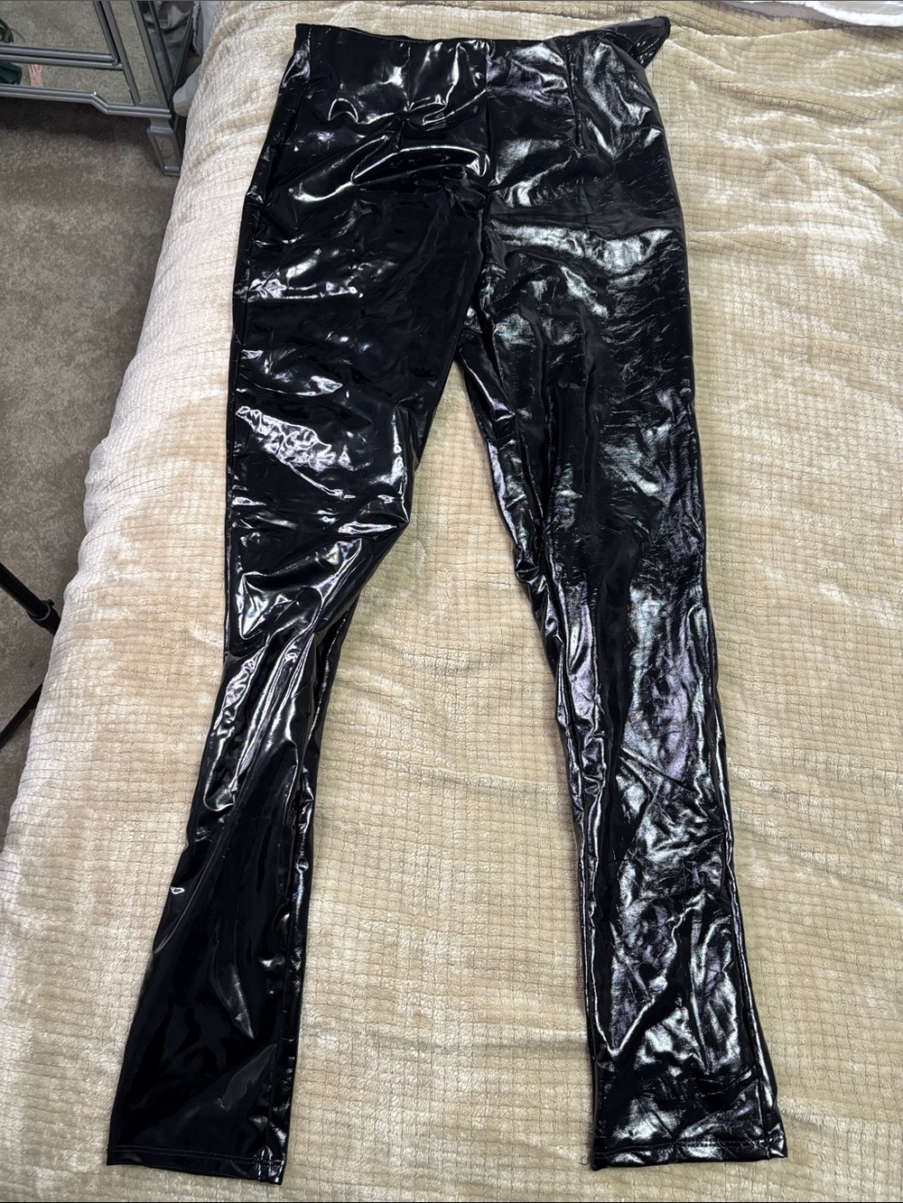 Fashion Nova Black Patent Vinyl Leggings